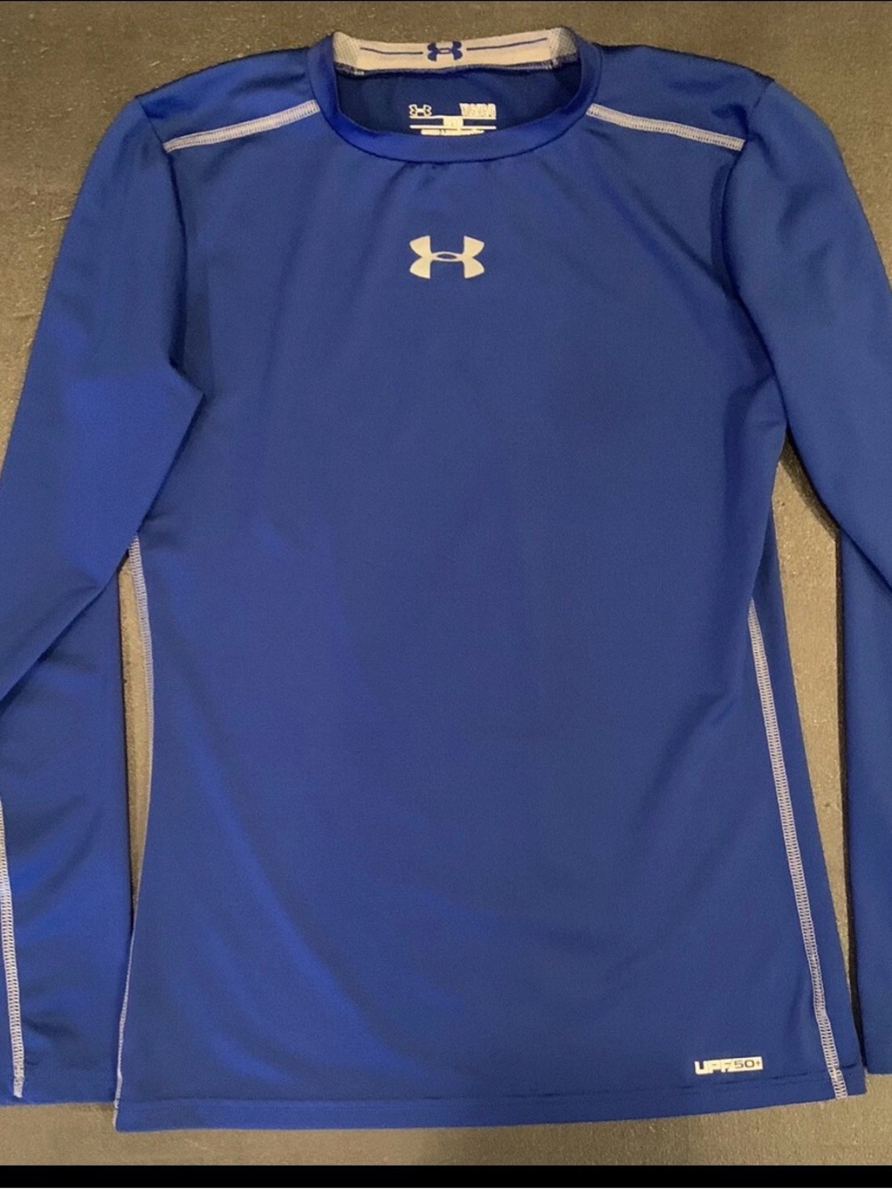 Under Armour Boys Blue Fitted Shirt